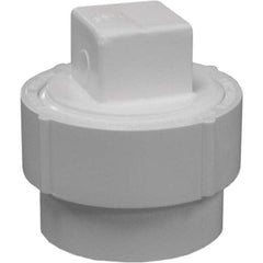 Jones Stephens - Drain, Waste & Vent Pipe Fittings Type: Cleanout Adapter w/Plug Fitting Size: 4 (Inch) - Exact Tooling