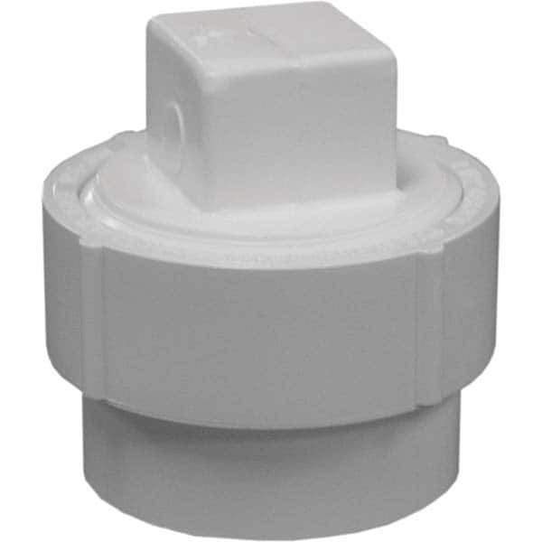 Jones Stephens - Drain, Waste & Vent Pipe Fittings Type: Cleanout Adapter w/Plug Fitting Size: 2 (Inch) - Exact Tooling