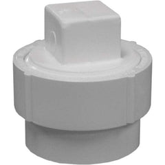 Jones Stephens - Drain, Waste & Vent Pipe Fittings Type: Cleanout Adapter w/Plug Fitting Size: 2 (Inch) - Exact Tooling