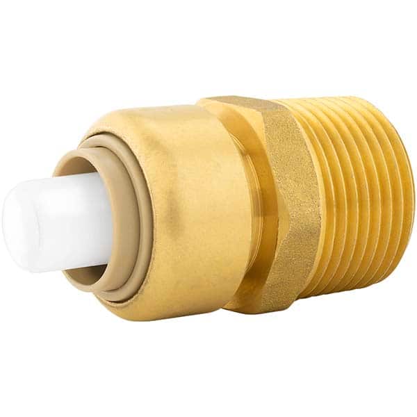 Jones Stephens - Metal Push-To-Connect Tube Fittings Type: Adapter Tube Outside Diameter (Inch): 3/8 - Exact Tooling