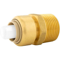 Jones Stephens - Metal Push-To-Connect Tube Fittings Type: Adapter Tube Outside Diameter (Inch): 3/8 - Exact Tooling