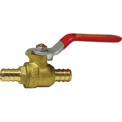 Jones Stephens - Brass & Chrome Pipe Fittings Type: Ball Valve Fitting Size: 1/2 - Exact Tooling