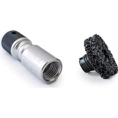 AME International - Automotive Hand Tools & Sets For Use With: 1/2" Impact or Drill - Automotive Lug and Hub Cleaning Color: Silver - Exact Tooling