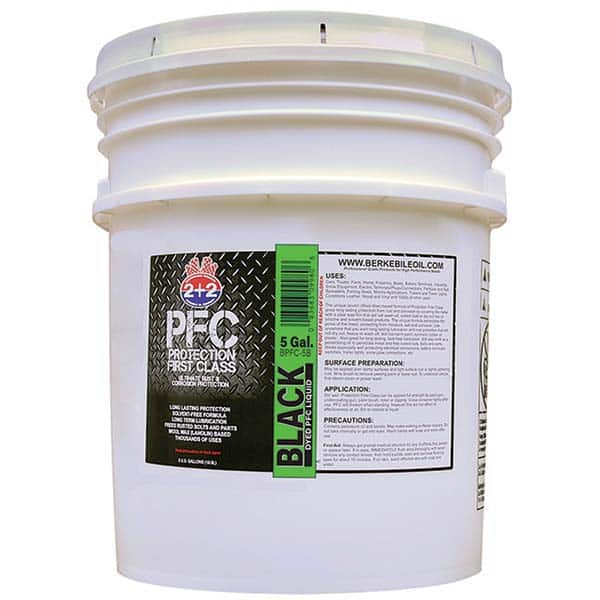 Berkebile - Automotive Penetrants & Lubricants; Container Size: 5 Gal. ; Additional Information: The unique lanolin (Wool Wax) based formula of Protection First Class gives long lasting protection from rust and corrosion by covering the metal with a clea - Exact Tooling