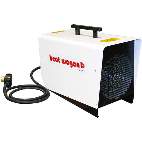 Heat Wagon - Electric Forced Air Heaters Type: Portable Heater Unit Maximum BTU Rating: 30700 - Exact Tooling