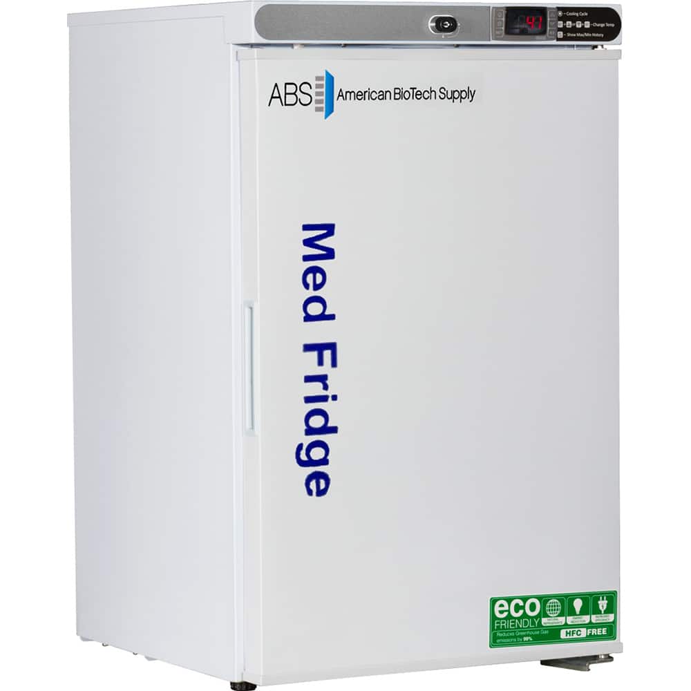 American BioTech Supply - Laboratory Refrigerators and Freezers Type: Pharmacy Refrigerator Volume Capacity: 2.5 Cu. Ft. - Exact Tooling