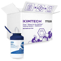 Kimtech - Wipes; Type: Disinfecting ; Style: Dry ; Sheet Length (Inch): 12 ; Sheet Width (Inch): 6 ; Sheets per Package: 660 ; Container Type: Case - Exact Tooling
