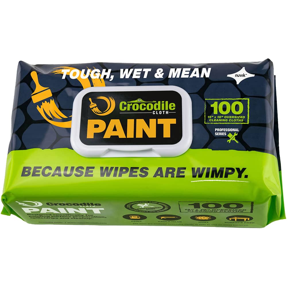 Crocodile Cloth - Wipes Type: General Purpose Style: Pre-Moistened; Flat Fold - Exact Tooling