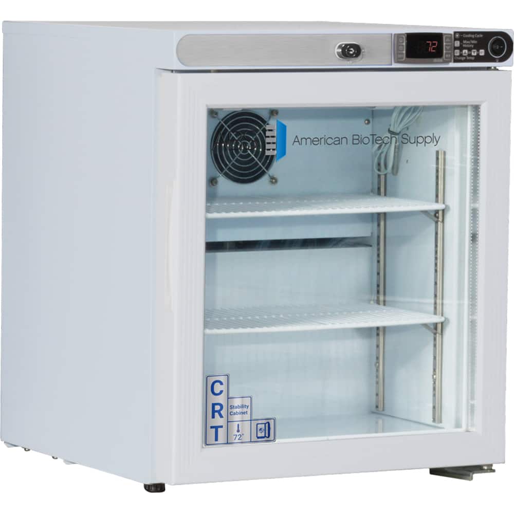 American BioTech Supply - Laboratory Refrigerators and Freezers Type: Controlled Room Temperature Cabinet Volume Capacity: 1 Cu. Ft. - Exact Tooling
