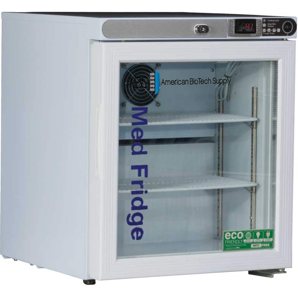 American BioTech Supply - Laboratory Refrigerators and Freezers Type: Pharmacy Refrigerator Volume Capacity: 1 Cu. Ft. - Exact Tooling