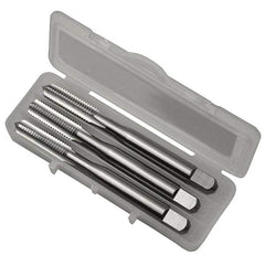 Greenfield Threading - Tap Sets Thread Size: #10-32 Number of Flutes: 4 - Exact Tooling