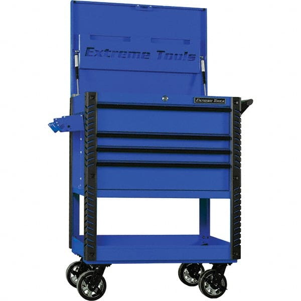 EXTREME TOOLS - Tool Storage Carts Type: Tool Cart Number of Drawers: 4 - Exact Tooling