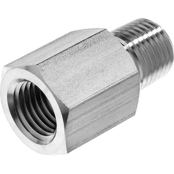 USA Sealing - 3/8" 316 Stainless Steel Pipe Adapter - Exact Tooling