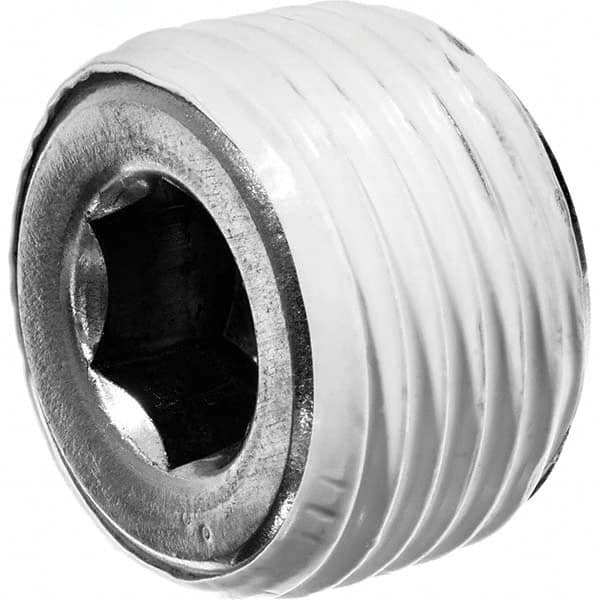 USA Sealing - 1/8" 316 Stainless Steel Pipe Hex Socket Plug - Exact Tooling