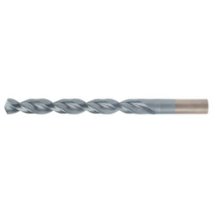 #1 RHS / RHC HSS 135 Degree Split Point Wide Land Parabolic Drill - TiCN - Exact Tooling