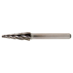 SL-4 Aluminum Cut Solid Carbide Bur-Cone Radius Shape - Exact Tooling
