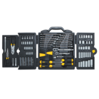 STANLEY® 1/4" & 3/8" Drive 150 Piece Mechanic's Tool Set - Exact Tooling