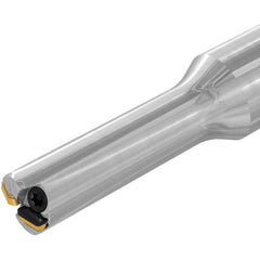 Iscar - Indexable High-Feed End Mills; Cutting Diameter (mm): 2.20 ; Maximum Depth of Cut (mm): 0.60 ; Shank Type: Cylindrical ; Shank Diameter (mm): 12.00 ; Number of Cutter Inserts: 2 ; Insert Style: FFT3 - Exact Tooling