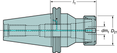 A1B145025070 COLLET CHUCK - Exact Tooling