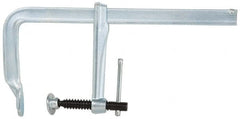 Bessey - 5-1/2" Deep Throat, 12" Max Capacity, Standard Sliding Arm Clamp - 1,320 Lb Clamping Pressure, 0.7" Spindle Diam - Exact Tooling