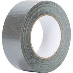 Value Collection - 60 Yd x 2" x 6.7 mil Silver Polyethylene Cloth Duct Tape - Exact Tooling
