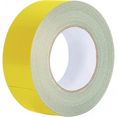 Value Collection - 60 Yd x 2" x 8.7 mil Yellow Polyethylene Cloth Duct Tape - Exact Tooling