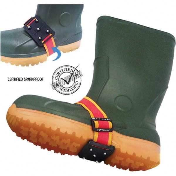 Geroline - Ice Traction Footwear Footwear Style: Strap-On Cleat Traction Type: Steel Studs - Exact Tooling