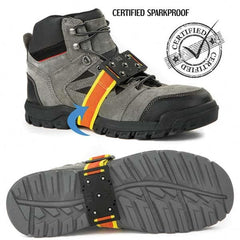 Geroline - Ice Traction Footwear Footwear Style: Strap-On Cleat Traction Type: Steel Studs - Exact Tooling
