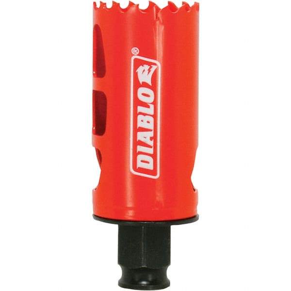 Freud - 1-3/8" Diam, 2-3/8" Cutting Depth, Hole Saw - Bi-Metal Saw, Toothed Edge - Exact Tooling