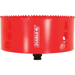 Freud - 6" Diam, 2-3/8" Cutting Depth, Hole Saw - Carbide-Tipped Saw, Toothed Edge - Exact Tooling