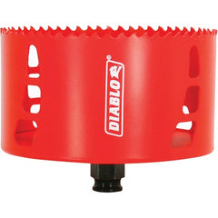 Freud - 4-3/4" Diam, 2-3/8" Cutting Depth, Hole Saw - Carbide-Tipped Saw, Toothed Edge - Exact Tooling
