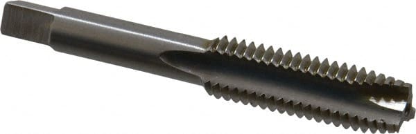 Reiff & Nestor - 1/2-13 UNC, 3 Flute, Bright Finish, High Speed Steel Spiral Point Tap - Plug Chamfer, Right Hand Thread, 3-3/8" OAL, 1-21/32" Thread Length, 0.367" Shank Diam, 3B Class of Fit - Exact Tooling