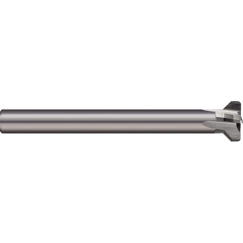 Micro 100 - Thread Relief Cutters; Material: Brazed Solid Carbide ; Cutting Diameter (Inch): 1 ; Shank Diameter (Inch): 1/2 ; Flat Width (Decimal Inch): 0.1250 ; Overall Length (Inch): 3-1/4 - Exact Tooling