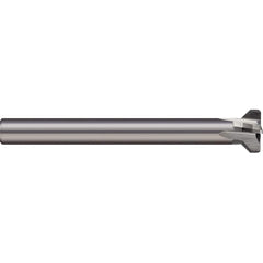 Micro 100 - Thread Relief Cutters; Material: Brazed Solid Carbide ; Cutting Diameter (Inch): 3/8 ; Shank Diameter (Inch): 1/4 ; Flat Width (Decimal Inch): 0.0750 ; Overall Length (Inch): 2.64 - Exact Tooling