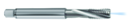 M10x1.5 6H 3-Flute Carbide Semi-Bottoming 15 degree Spiral Flute Tap-Bright - Exact Tooling