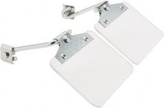 Baldor - Polycarbonate Flat Unlighted Eye Shield - 4" Wide x 5" Long x 1/8" Thick, Direct Mount Base - Exact Tooling