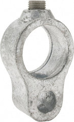 Kee - 1" Pipe, Malleable Iron Gate Hinge Fitting - Galvanized Finish - Exact Tooling