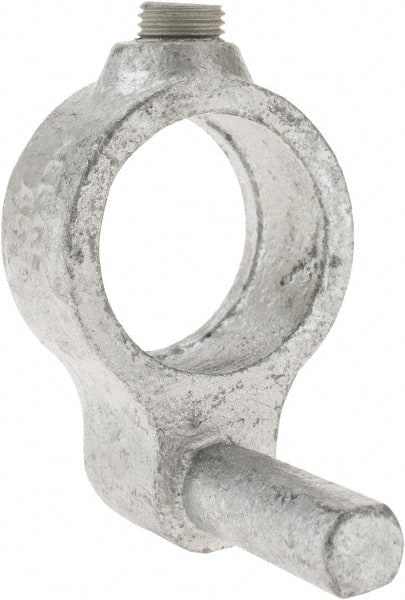 Kee - 1" Pipe, Malleable Iron Gate Hinge Fitting - Galvanized Finish - Exact Tooling