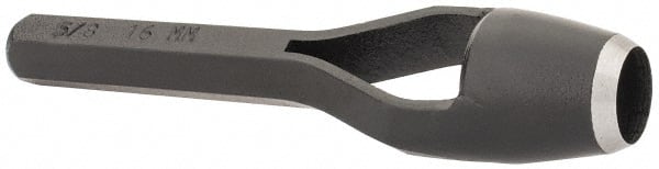 General - 5/8" Arch Punch - 4-7/8" OAL, Steel - Exact Tooling