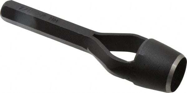 General - 7/8" Arch Punch - 5" OAL, Steel - Exact Tooling