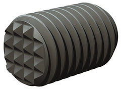 Fairlane - Serrated Tooth, 1/2-20, 3/16" Internal Hex, 1-1/2" Thread Length, Black Oxide Finish, Fully Threaded, Adjustable Positioning Gripper - Fine Tooth Grade - Exact Tooling