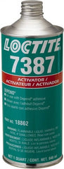 Loctite - 32 Fl Oz, Amber Adhesive Activator - Exact Tooling