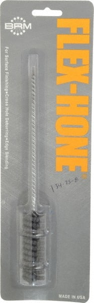 Brush Research Mfg. - 0.787" Bore Diam, 120 Grit, Silicon Carbide Flexible Hone - Fine, 8" OAL - Exact Tooling