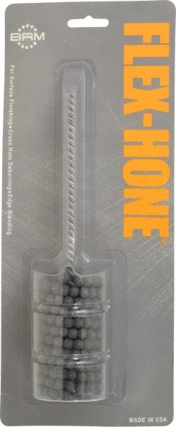 Brush Research Mfg. - 1-5/8" Bore Diam, 180 Grit, Silicon Carbide Flexible Hone - Extra Fine, 8" OAL - Exact Tooling