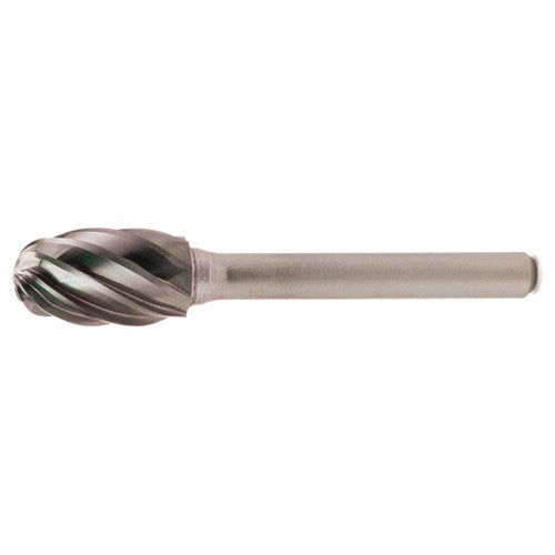 SE-5 Aluminum Cut Solid Carbide Bur-Egg Shape - Exact Tooling