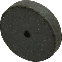 Cratex - 5/8" Diam x 1/16" Hole x 1/8" Thick, Surface Grinding Wheel - Silicon Carbide, Coarse Grade, 25,000 Max RPM, Rubber Bond, No Recess - Exact Tooling