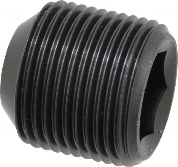 Value Collection - 1-14 UNF, 1" OAL, Cup Point Set Screw - Grade ASTM F912 Alloy Steel, 9/16" Key - Exact Tooling