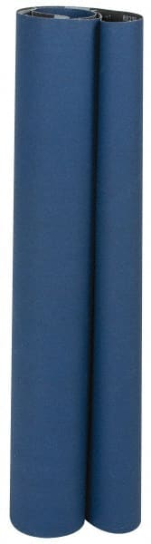 Norton - 37" Wide x 75" OAL, 120 Grit, Zirconia Alumina Abrasive Belt - Zirconia Alumina, Fine, Coated, X Weighted Cloth Backing, Wet/Dry, Series R823 - Exact Tooling