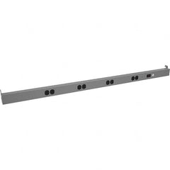 Tennsco - Workbench & Workstation Accessories   Type: Power Bar    For Use With: Tennsco Packing Tables - Exact Tooling
