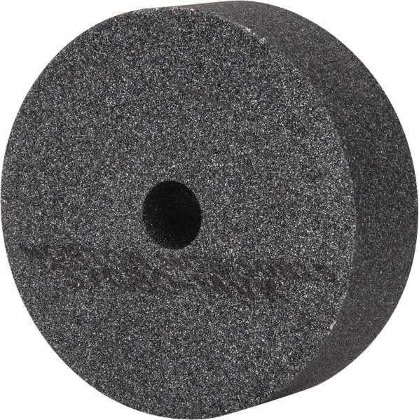 Norton - 80 Grit Silicon Carbide Type 1 Internal Grinding Wheel - 3" Diam x 1/2" Hole x 1" Thick, 10,825 Max RPM, Type 1 Medium Grade, M Hardness, Vitrified Bond, No Recess - Exact Tooling